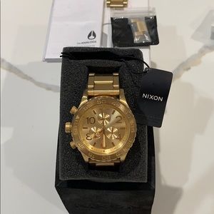 Nixon 42-20 Gold Watch